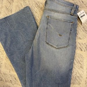 Hudson, boot leg, light wash size 29